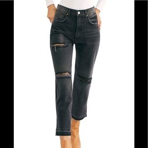 We The Free Lita Crop Straight Leg Jeans